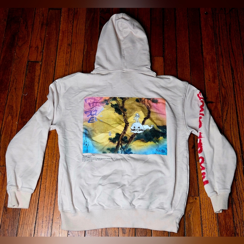 STAINS Kids See Ghosts Size Small Official Hoodie Kanye West Kid Cudi STAINED W4